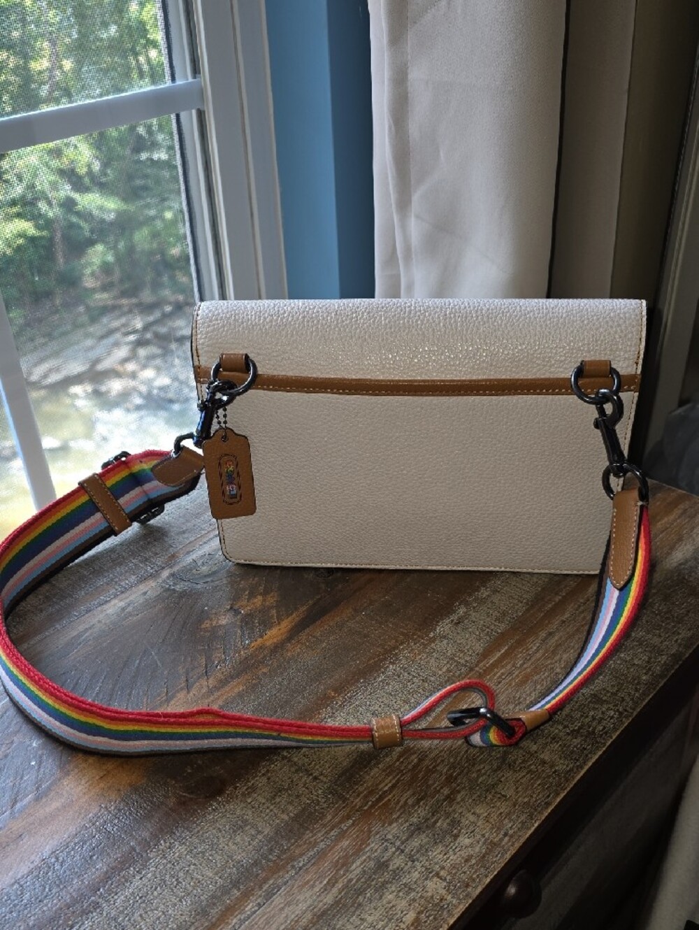 Coach Turner Flap Crossbody With Patches - RARE - Picture 4 of 12
